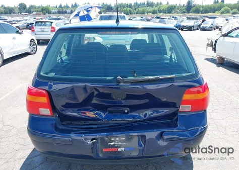 2002 Volkswagen Golf Gls 2.0L z USA, uszkodzony, nr VIN 9BWGB61J324075408